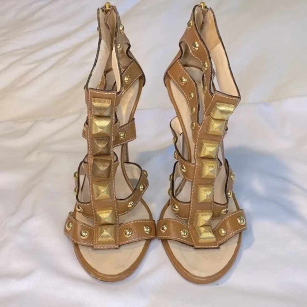 Giuseppe Zanotti Studded Gladiator Stiletto Sandals EU 36